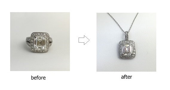 3ctダイヤモンドの婚約指輪のリフォーム